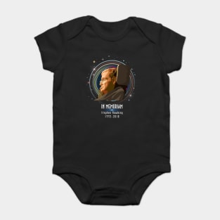 Im memoriam Stephen Hawking Baby Bodysuit